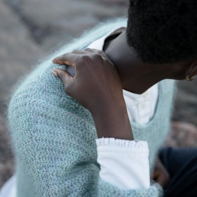 [예약구매]Rues de Paris Sweater by Alma Bali 탑다운 스웨터